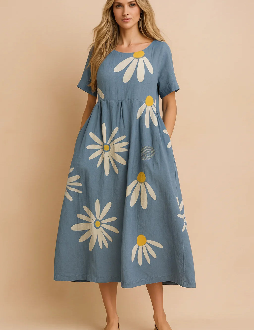 Boho Floral Dress for Women – Fitted Occasion Dress – Lottie
