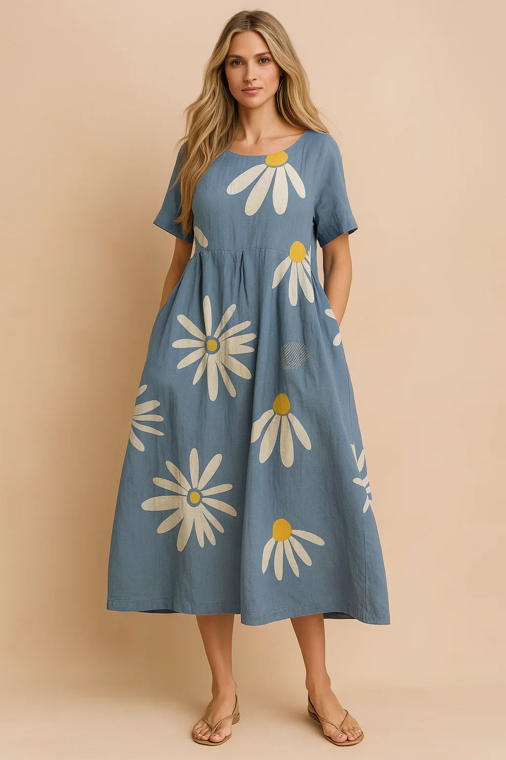 Boho Floral Dress for Women – Fitted Occasion Dress – Lottie