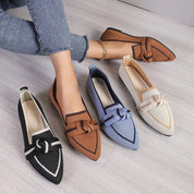 Pointed-Toe Flats for Women – Elegant Slip-On Flats – Jana 1