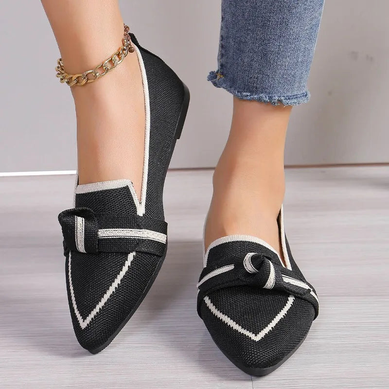 Pointed-Toe Flats for Women – Elegant Slip-On Flats – Jana 5