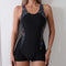 One-Piece Swimsuit for Women with Geometric Panels – Stylish Summer Bathing Suit 1