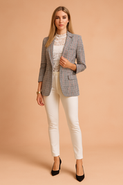 Women's Shawl-Collar Jacket – Elegant Statement Jacket – Jovie 0