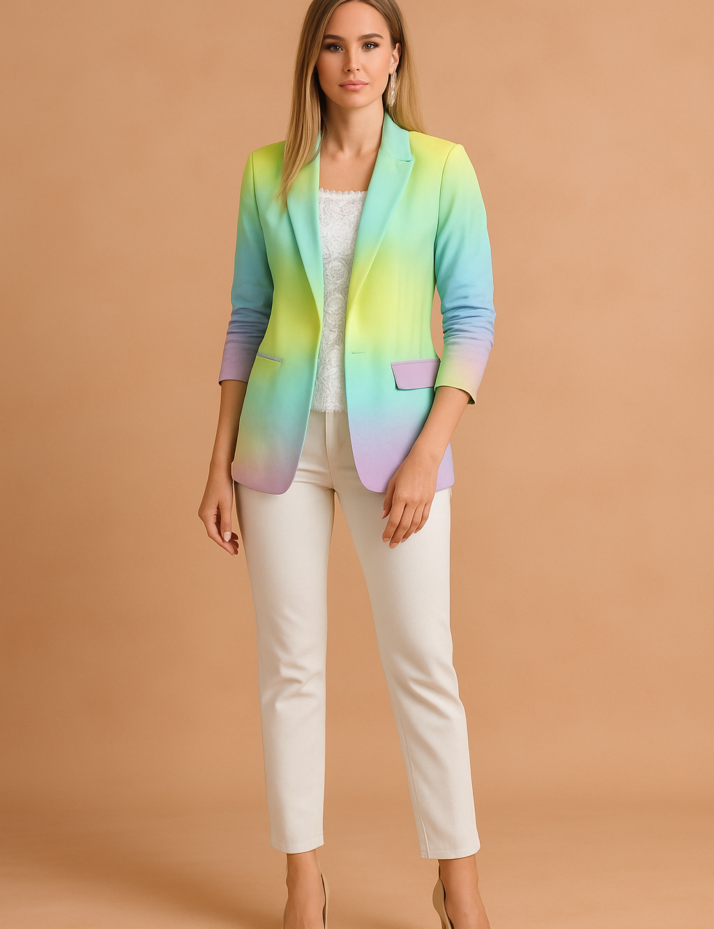 Women's Shawl-Collar Jacket – Elegant Statement Jacket – Jovie 2