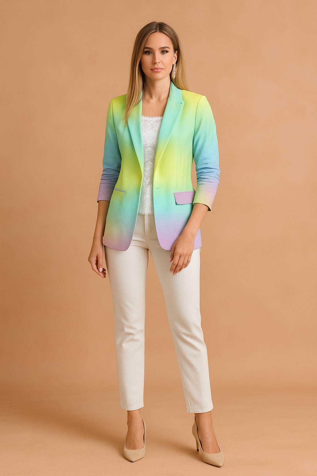 Women's Shawl-Collar Jacket – Elegant Statement Jacket – Jovie 2