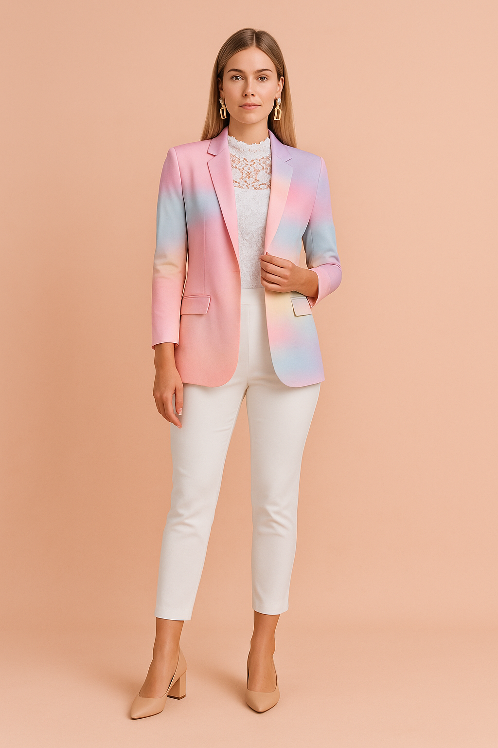 Women's Shawl-Collar Jacket – Elegant Statement Jacket – Jovie 5