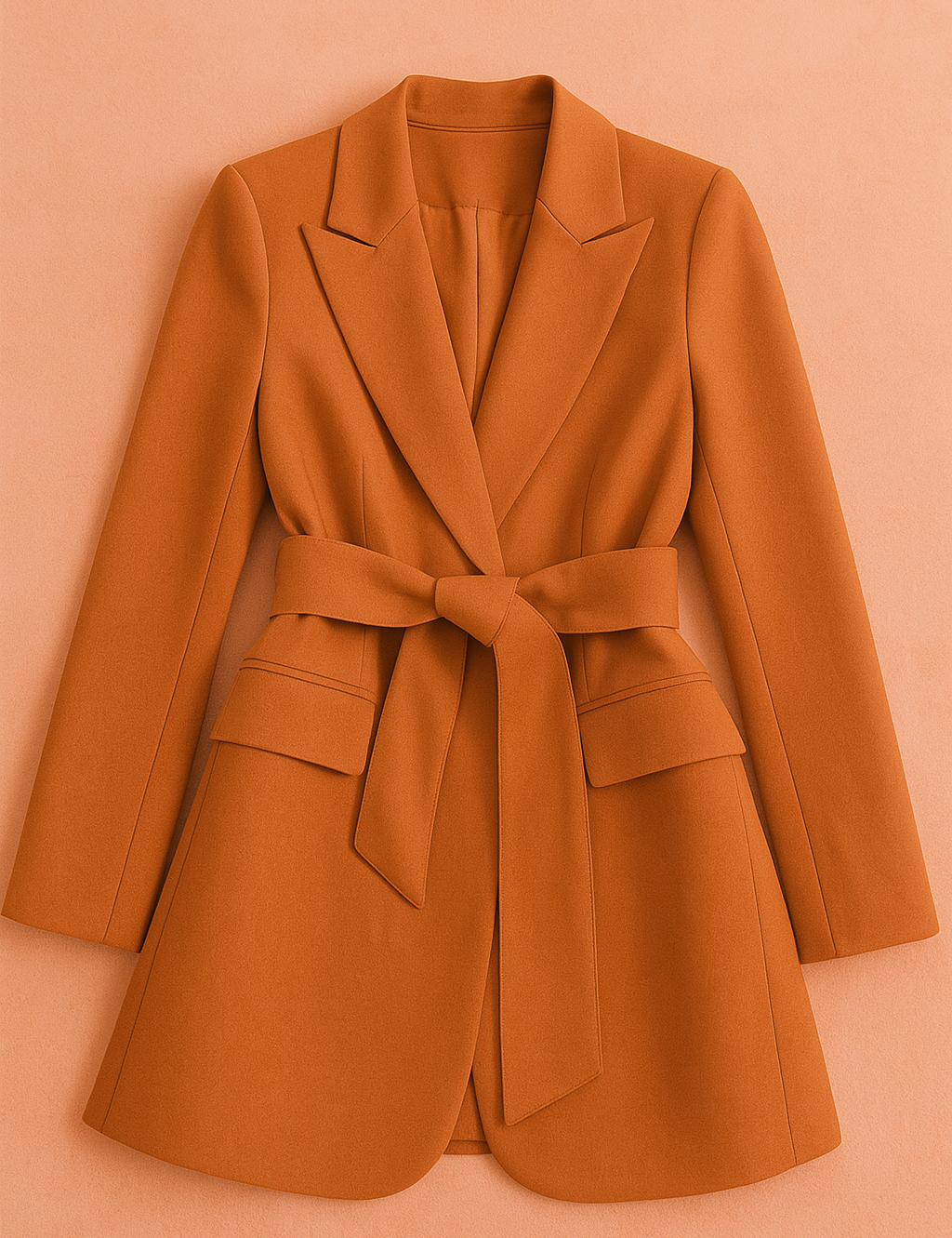 Belted Blazer for Women – Elegant Modern Tie-Waist Blazer – Kiera 7