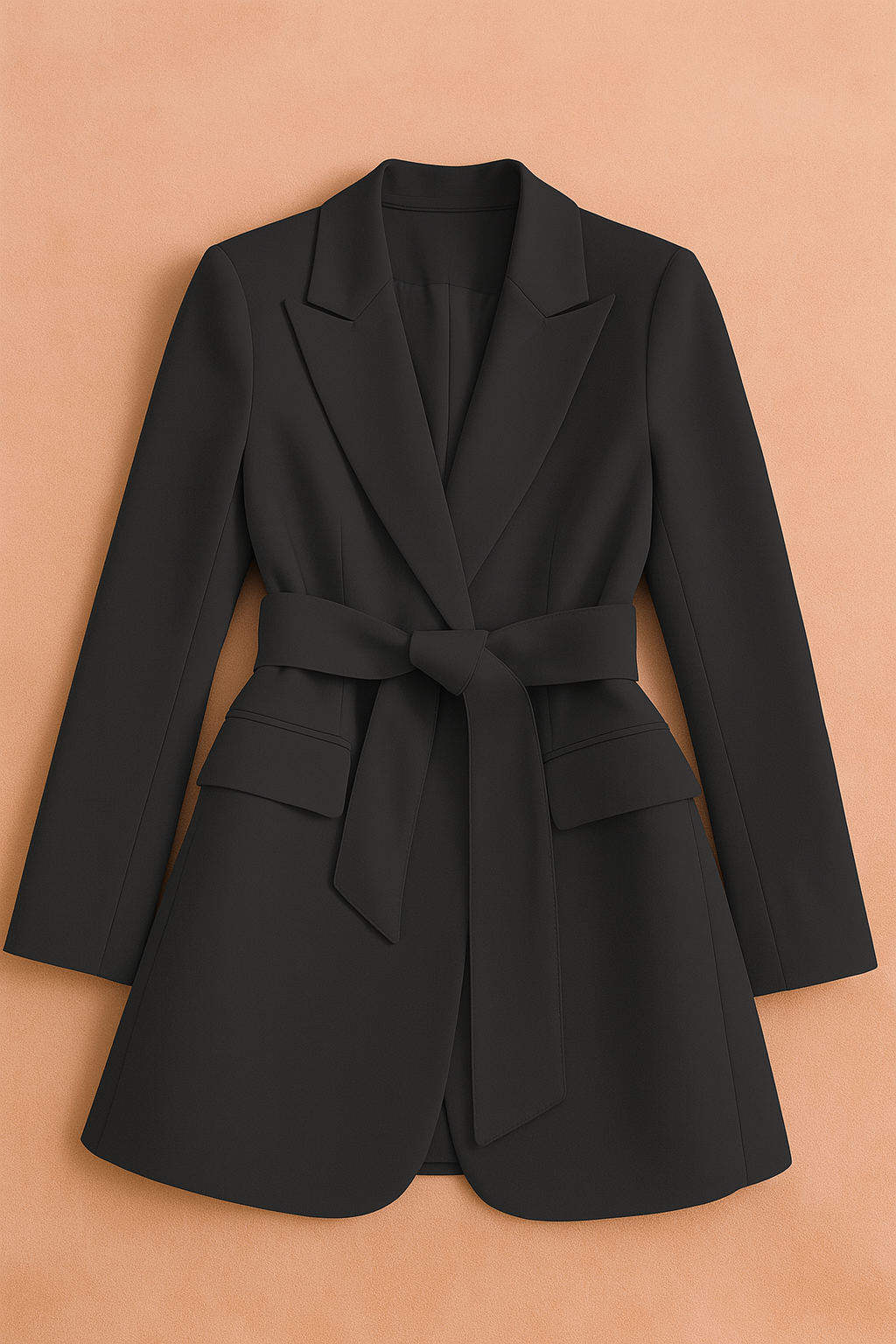 Belted Blazer for Women – Elegant Modern Tie-Waist Blazer – Kiera 8