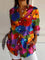Colourful Printed Blouse for Women – Relaxed-Fit Top for Any Occasion 5