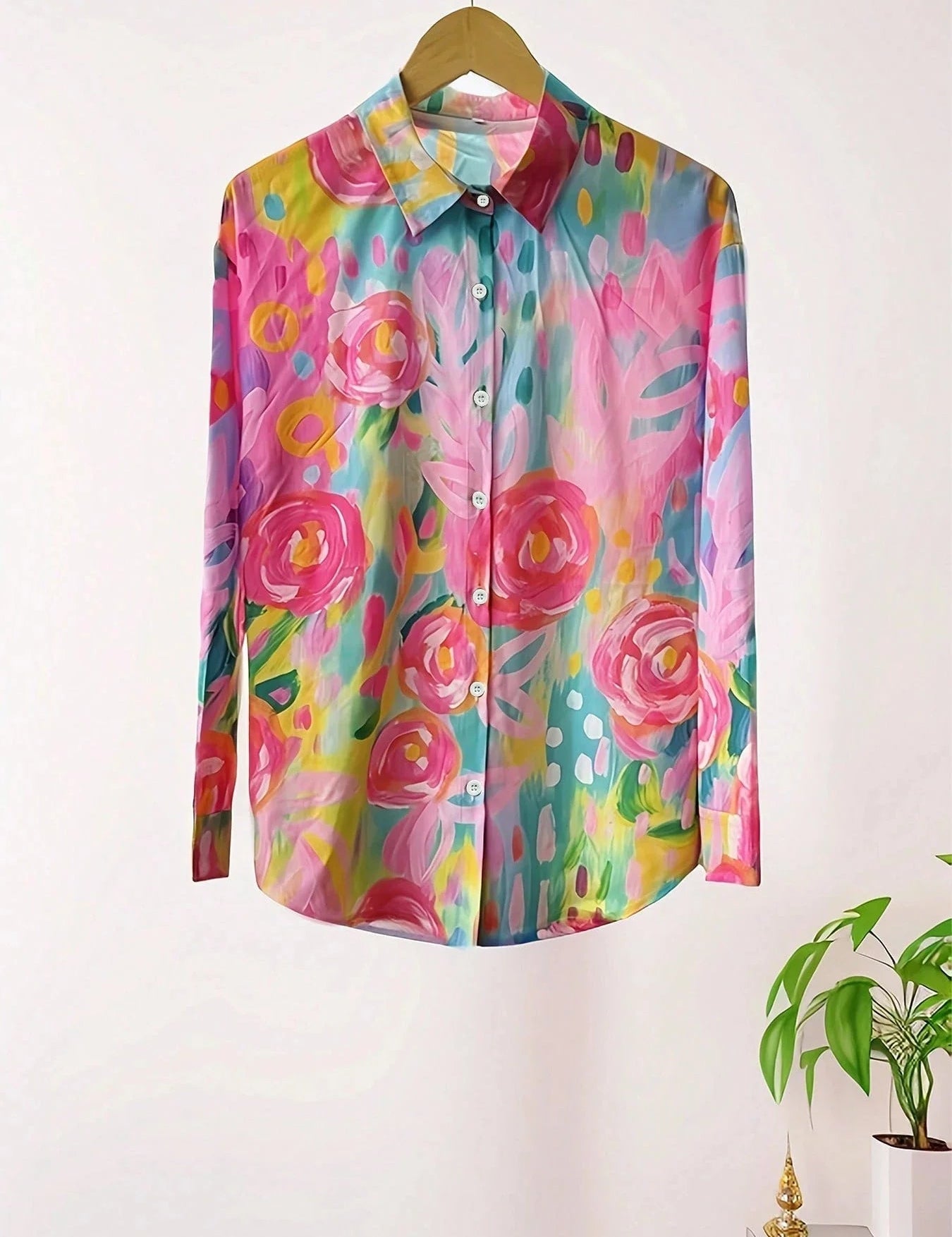 Colourful Printed Blouse for Women – Relaxed-Fit Top for Any Occasion 6