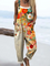 Floral Jumpsuit for Women – Vintage-Style Wide-Leg Summer Jumpsuit 0