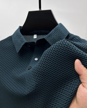 Men's Mesh Polo Shirt – Breathable Modern-Style Polo for Any Occasion – Morten 1