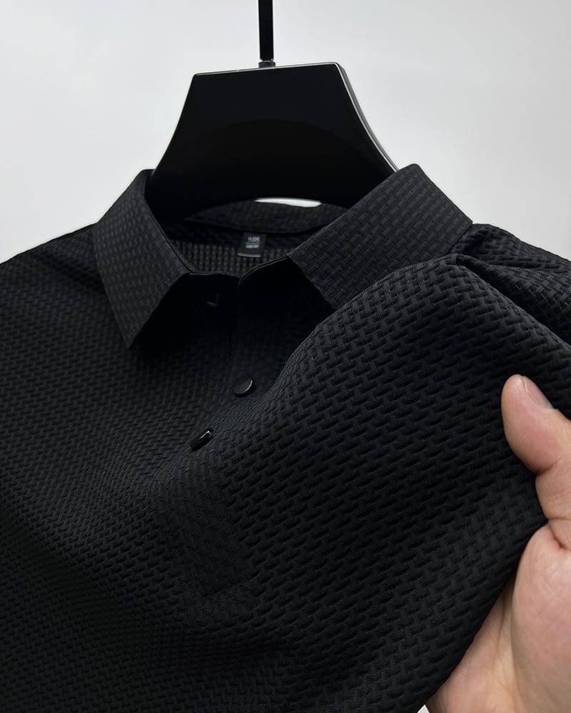 Men's Mesh Polo Shirt – Breathable Modern-Style Polo for Any Occasion – Morten 5