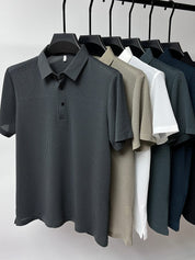 Men's Mesh Polo Shirt – Breathable Modern-Style Polo for Any Occasion – Morten 7