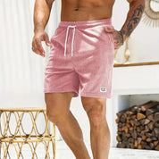 Men's Corduroy Shorts with Drawstring – Stylish Shorts for Warm Days 6