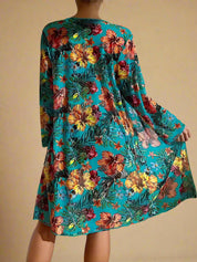 Floral Bikini & Cover-Up Set for Women – Elegant High-Waisted Summer Swimwear 2