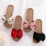 Women's Non-Slip Flat Sandals with Bow – Comfortable Summer Sandals – Lucy 3