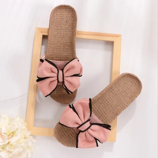 Women's Non-Slip Flat Sandals with Bow – Comfortable Summer Sandals – Lucy 6