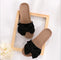 Women's Non-Slip Flat Sandals with Bow – Comfortable Summer Sandals – Lucy 7