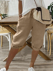 Women's Drawstring Shorts – Light Relaxed Summer Shorts 0