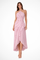 Open-Back Maxi Dress for Women – Ruffled Halter Neck Summer Dress 0
