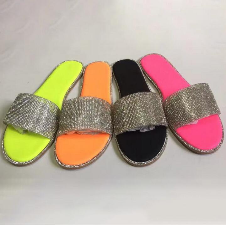 Women's Sparkle Sliders – Elegant Comfortable Summer Sliders – Lia 4