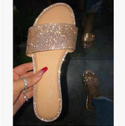 Women's Sparkle Sliders – Elegant Comfortable Summer Sliders – Lia 9