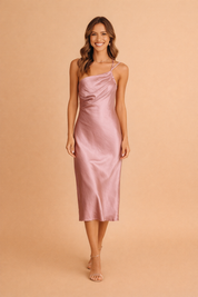 Maxi Dress for Women – One-Shoulder Open-Back Occasion Dress – Zoe