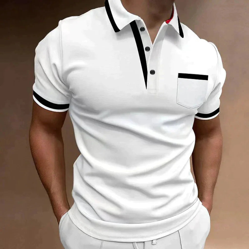 Men's Polo Shirt – Elegant Classic-Fit Polo for Any Occasion 0