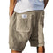 Men's Corduroy Shorts with Elastic Waist – Casual Summer Shorts 1