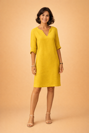 Midi Summer Dress for Women – Elegant Versatile Occasion Dress – Scarlett