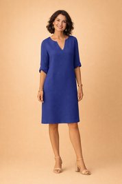 Midi Summer Dress for Women – Elegant Versatile Occasion Dress – Scarlett