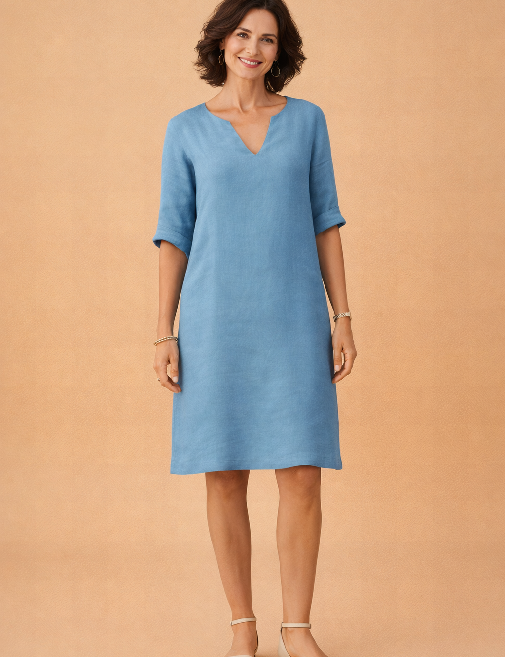 Midi Summer Dress for Women – Elegant Versatile Occasion Dress – Scarlett