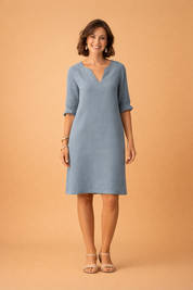 Midi Summer Dress for Women – Elegant Versatile Occasion Dress – Scarlett