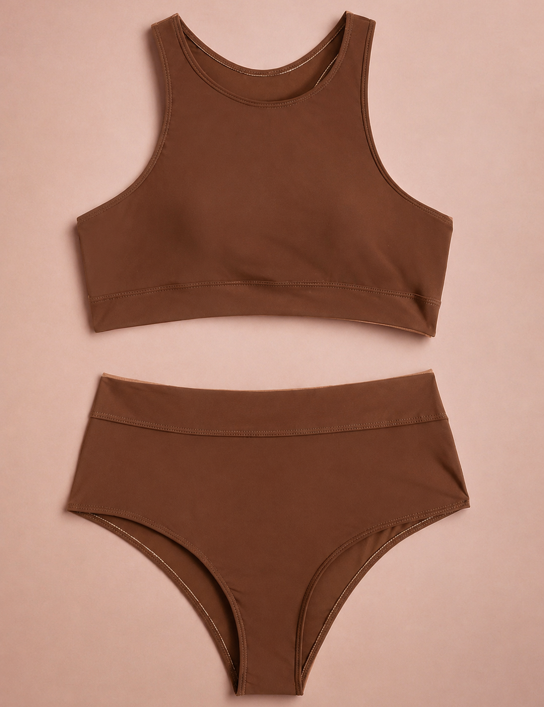 Sporty High-Waisted Bikini for Women – Beach & Water Activity Swimwear