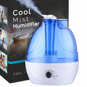 Cool Mist Humidifier – Quiet Ultrasonic Humidifier with 360° Nozzle