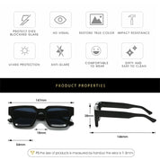 Unisex Square Sunglasses – UV400 Elegant Sunglasses for Men & Women 5