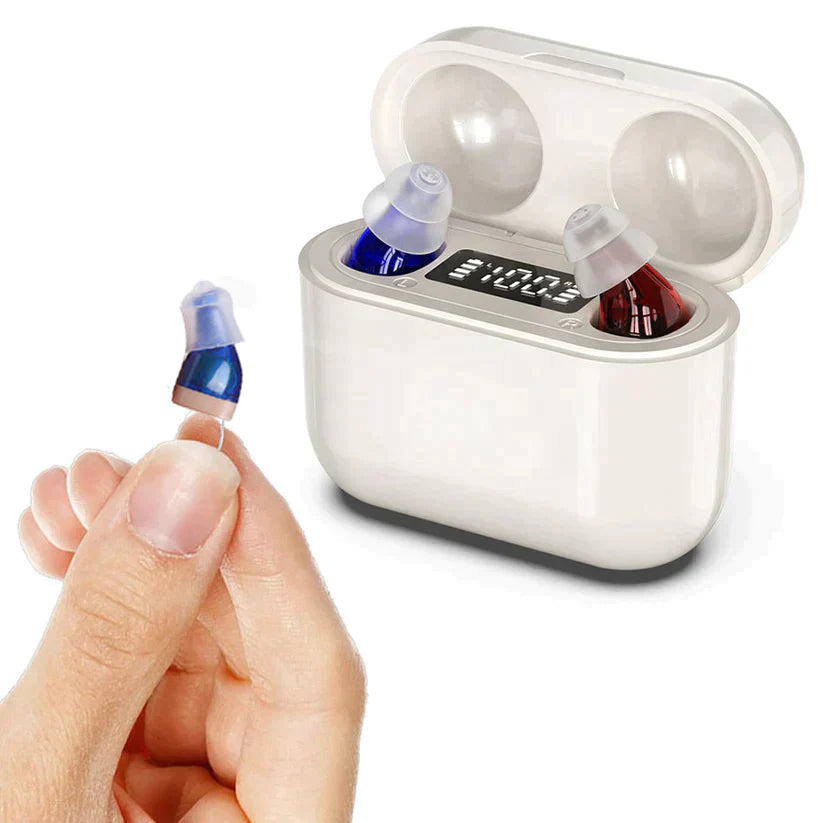 Invisible Rechargeable Hearing Aid with Noise Reduction – Discreet Comfortable Sound 0