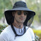 Wide-Brim Sun Hat with Mosquito Net – Breathable UV-Protection Outdoor Hat 0
