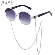 Octagonal Sunglasses for Women with Chain – UV400 Unique Fashion Sunglasses 10