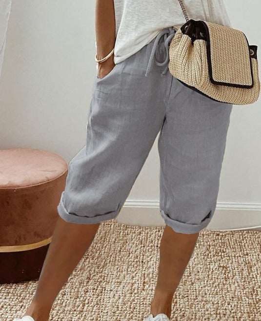 Women's Capri Trousers – Relaxed-Fit Summer Trousers for Warm Days