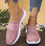 Women's Slip-On Trainers with Hook-and-Loop Strap – Comfortable Everyday Trainers – Rina 4