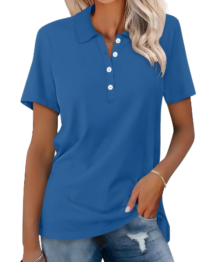 Polo Shirt for Women – Comfortable Versatile Polo Top – Stella 2