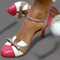 Women's Heeled Sandals – Elegant Summer Sandals with Decorative Bow 2