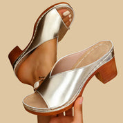 Orthopedic Block Heel Sandals for Women – Stylish & Comfortable Summer Sandals 1