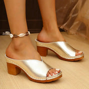Orthopedic Block Heel Sandals for Women – Stylish & Comfortable Summer Sandals 5
