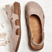 Women's Closed-Toe Sandals with Heel Strap – Elegant Summer Sandals 1