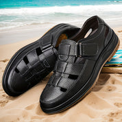 Men's Orthopedic Leather Sandals – Closed-Toe Arch Support Summer Sandals 2