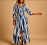 Relaxed Maxi Dress for Women – Short-Sleeve Breathable Summer Dress