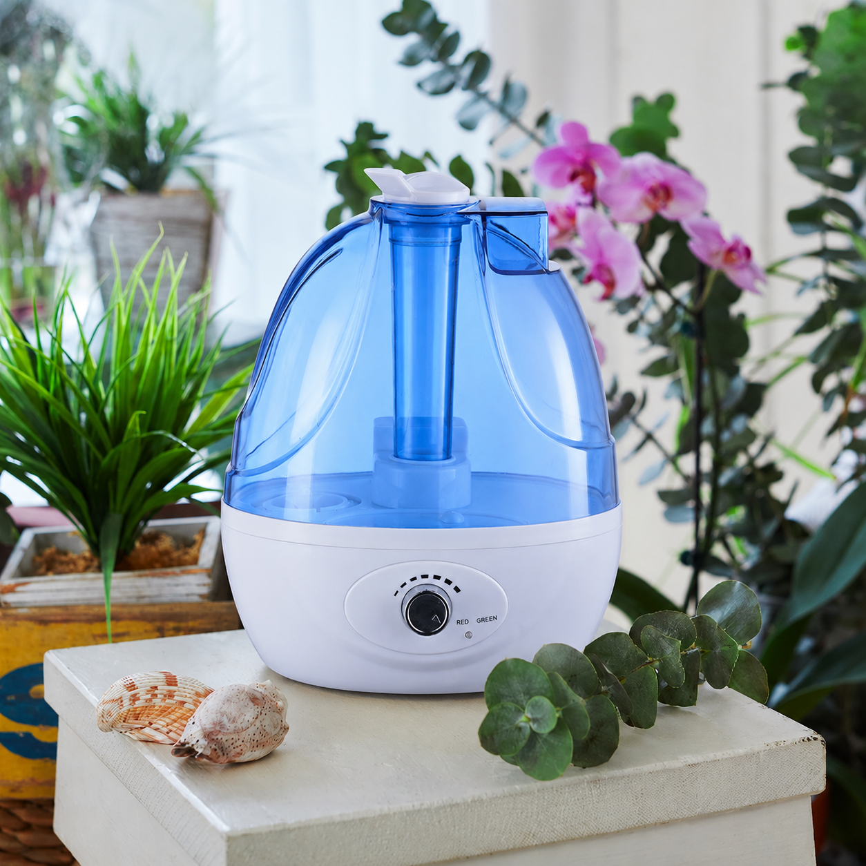 Cool Mist Humidifier – Quiet Ultrasonic Humidifier with 360° Nozzle