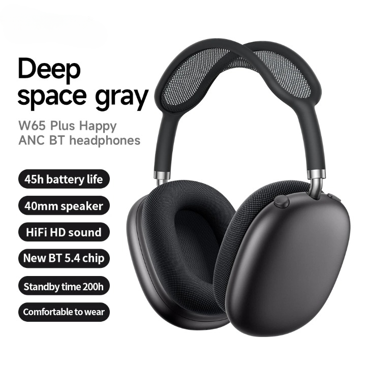 Wireless Over-Ear Headphones with Active Noise Cancelling – Long Battery Life 7